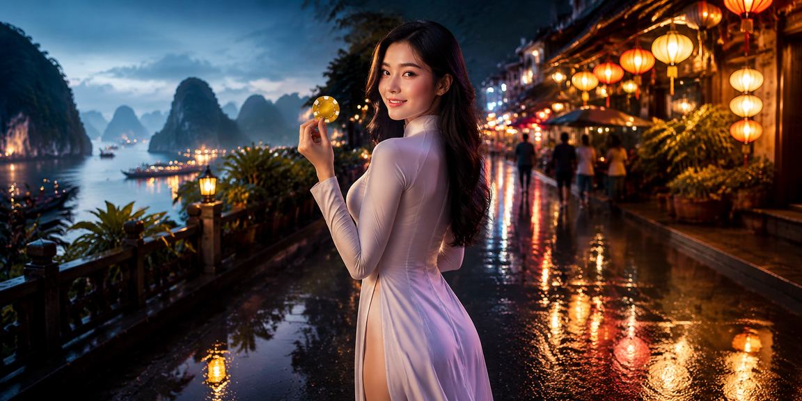 Người dùng tại Hạ Long đăng ký tài khoản kqxsmn vào buổi tối chợ đêm