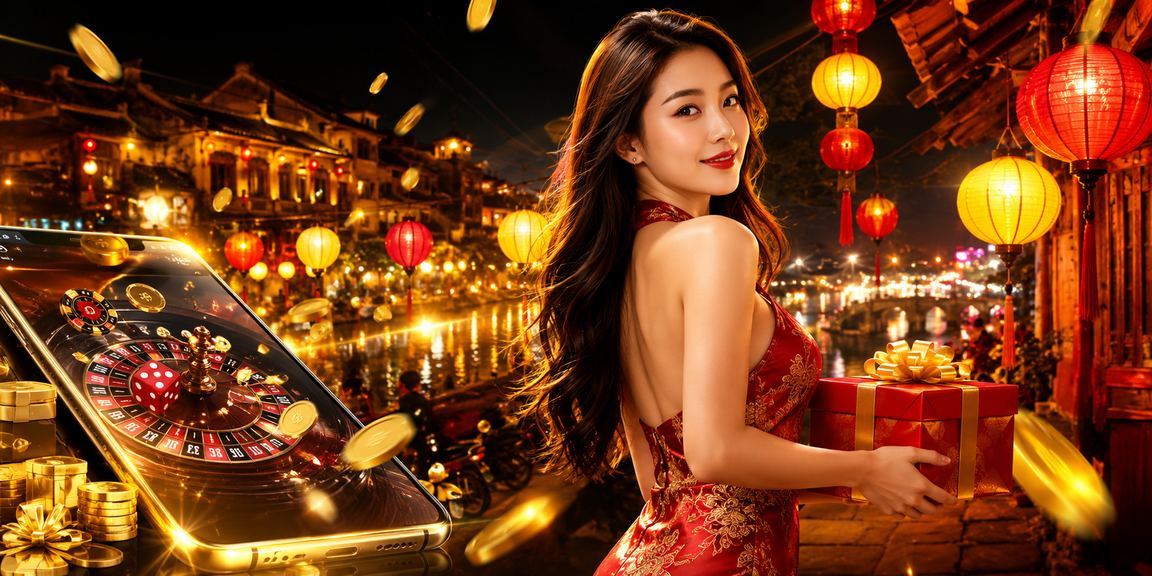 Người chơi tại Hà Nội truy cập kqxsmn buổi tối dưới ánh đèn lồng