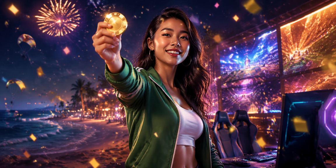 Lễ hội cá cược esports tại Mũi Né với màn hình lớn hiển thị tỷ lệ cược trực tiếp